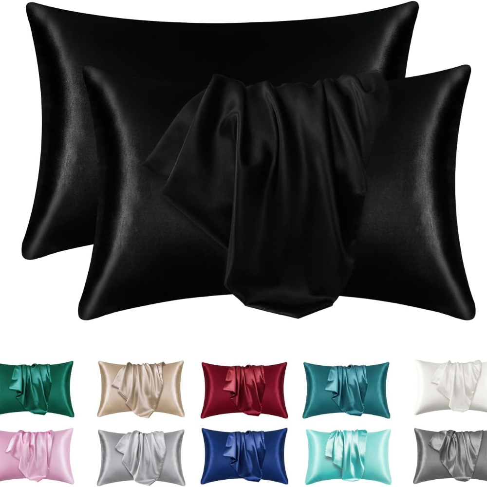 Silk Pillowcase Set - 1/2 pz. Federa in Raso di