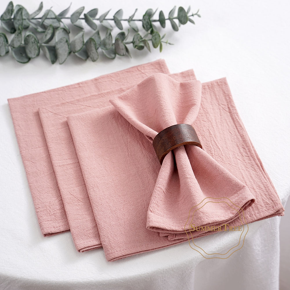 Linen Napkin Set - Confezione da 24 Tovaglioli in Tessuto