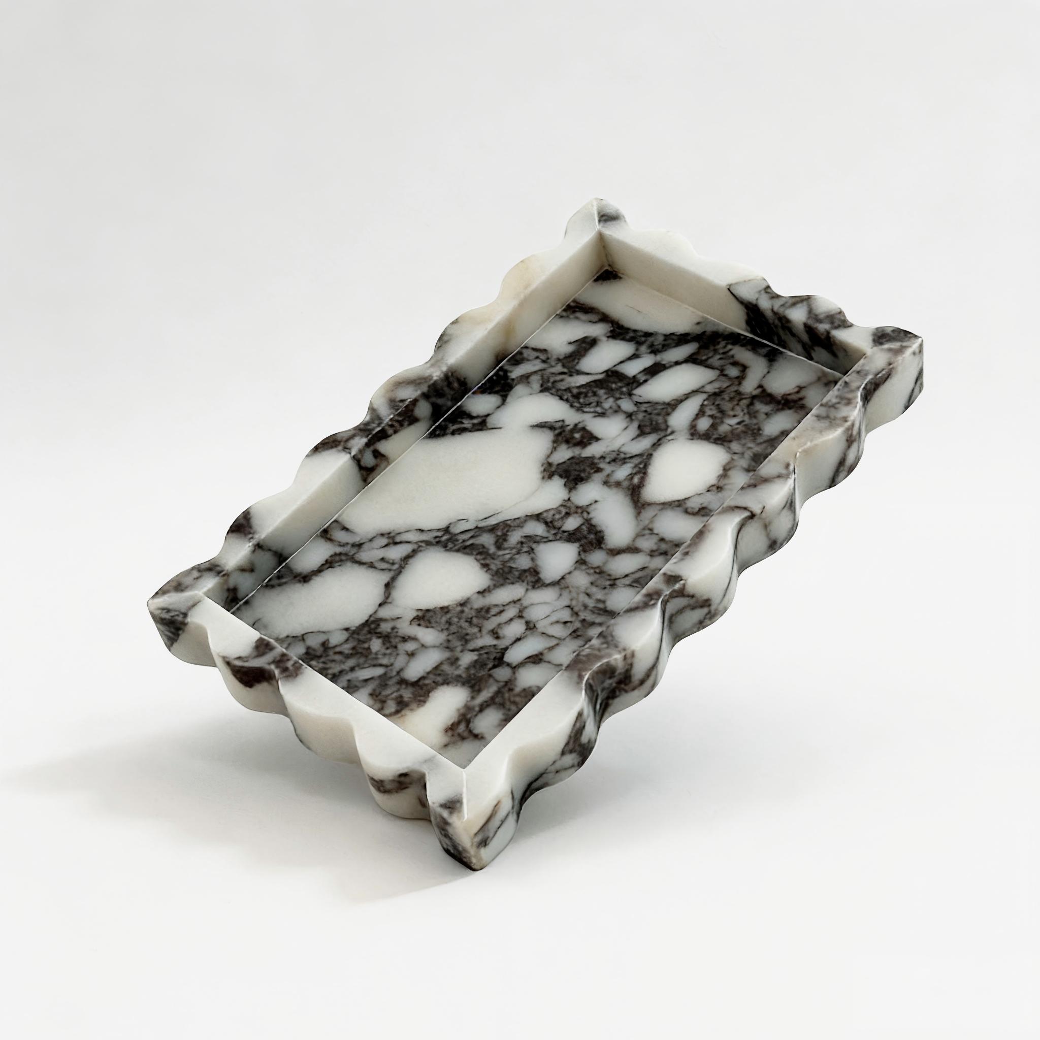 Marble Serving Board - Vassoio in Marmo Calacatta Viola con