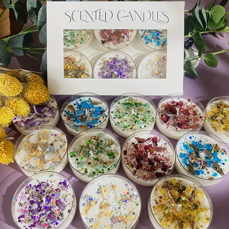 Scented Candle Luxury - Set di 6 candele profumate Fragranza