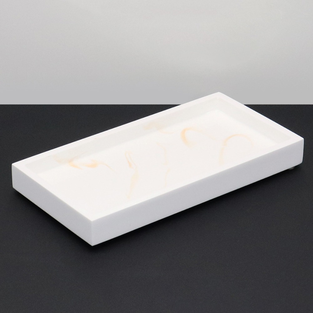Marble Serving Board - Vassoio da appoggio da bagno con