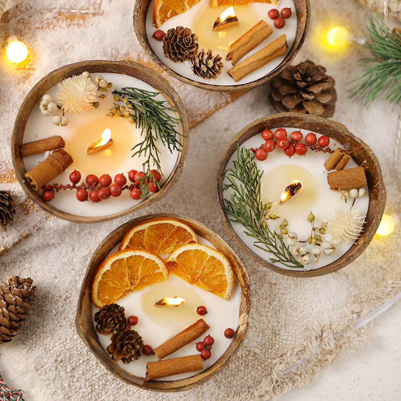 Scented Candle Luxury - Candele Profumate Creative in Guscio di