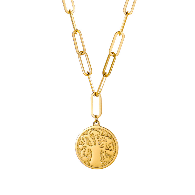 Collana con ciondolo rotondo A - Luxury Lifestyle Us recensione e prezzo