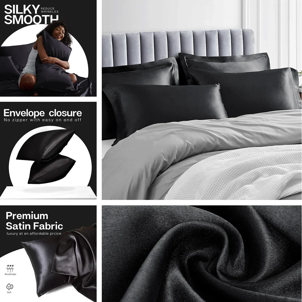 Confezione da 2 federe in raso - Silk Pillowcase Set recensione e prezzo