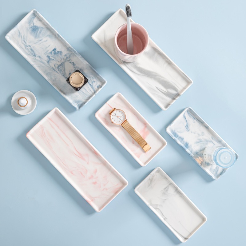 Vassoio rettangolare in cerami - Marble Serving Board recensione e prezzo
