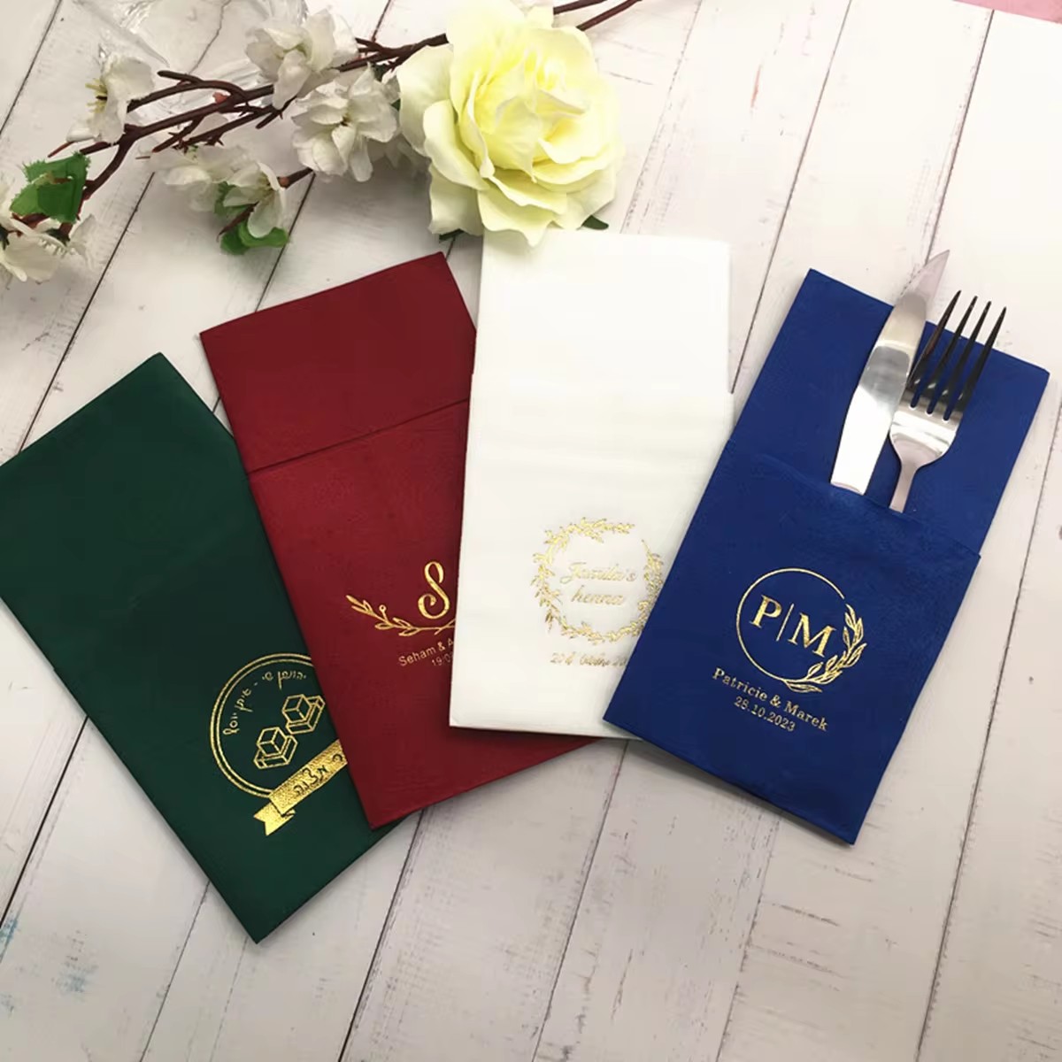 25 Tovaglioli Personalizzati E - Linen Napkin Set recensione e prezzo