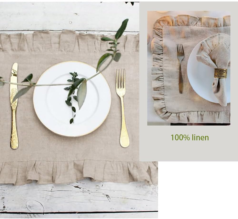 Set di 4 tovaglioli da tavola  - Linen Napkin Set recensione e prezzo