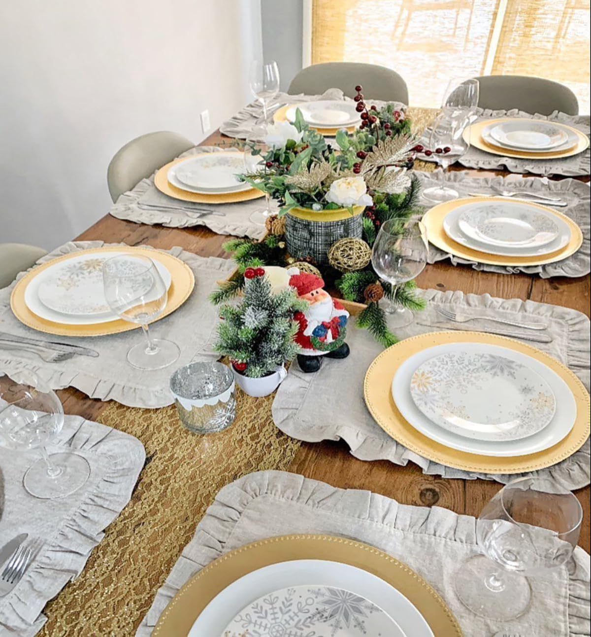 Set di 4 tovaglioli da tavola  - Linen Napkin Set recensione e prezzo