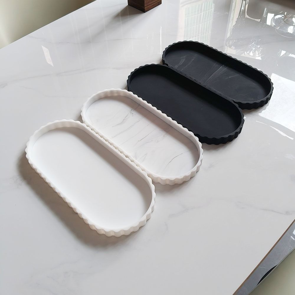 Vassoio Ovale in Silicone con  - Marble Serving Board recensione e prezzo