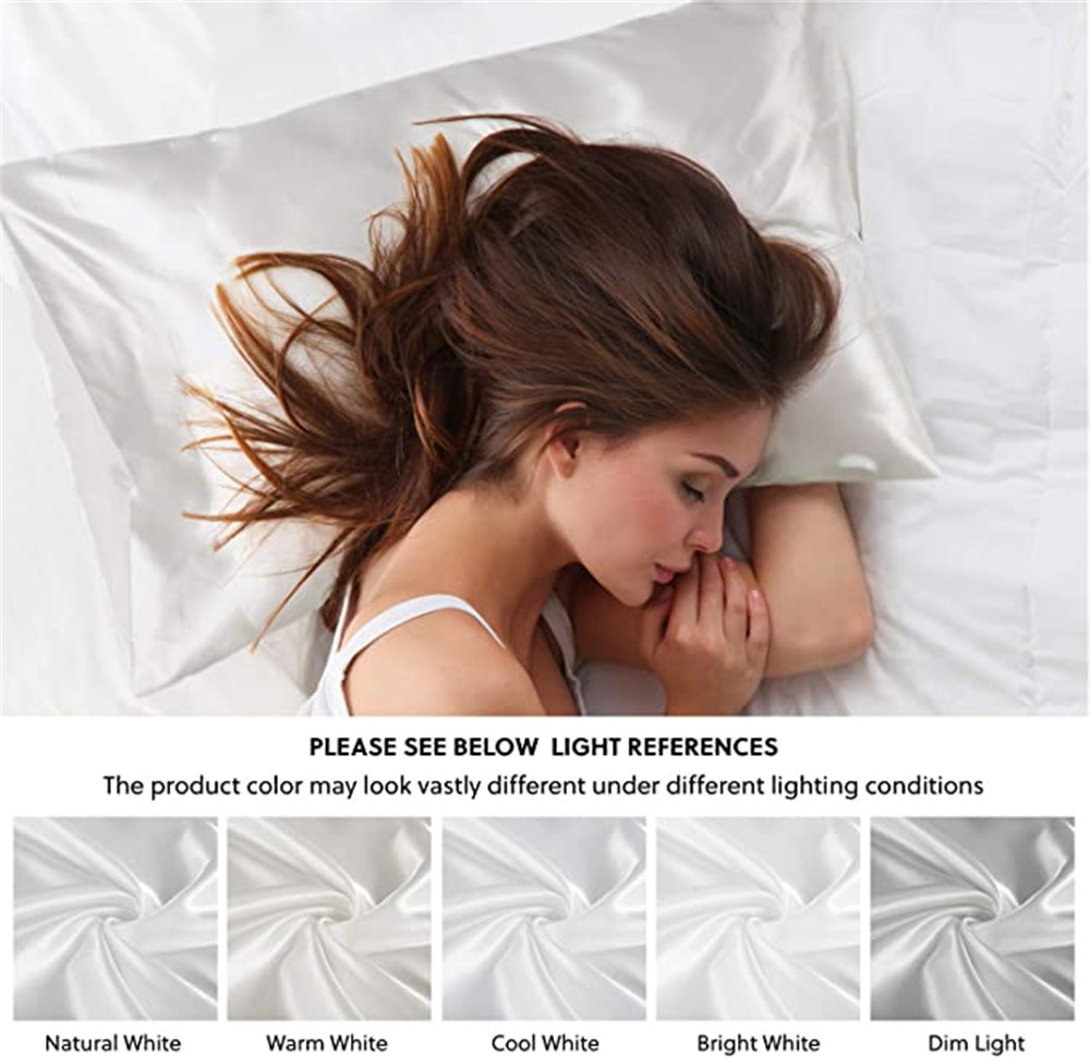 2 pz/lotto Solido Raso Setoso  - Silk Pillowcase Set recensione e prezzo
