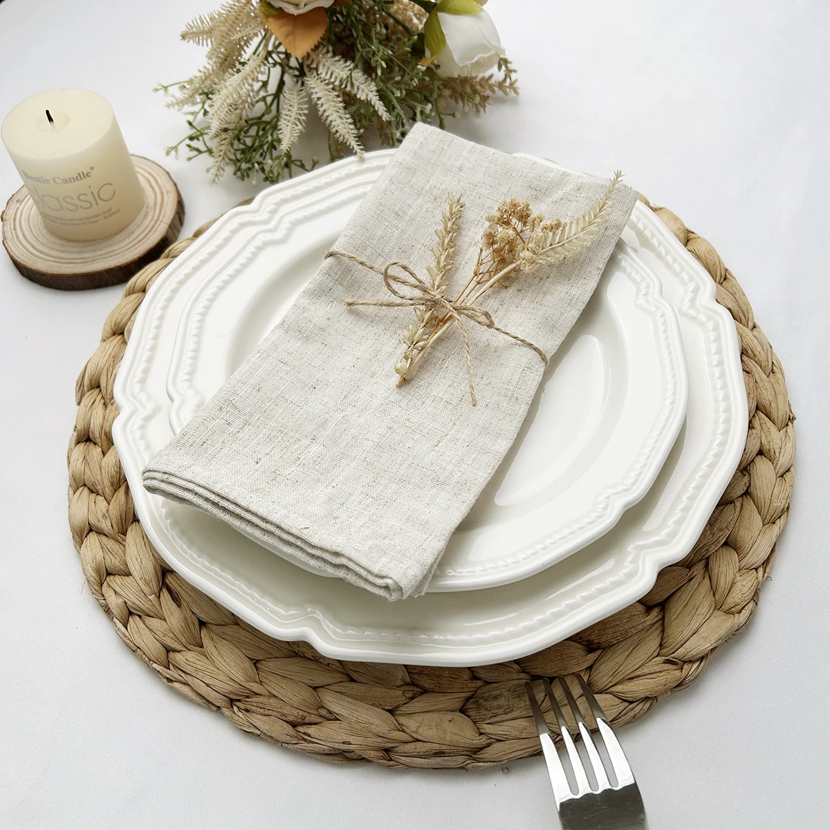 Set di 6/10/12 tovaglioli in l - Linen Napkin Set recensione e prezzo