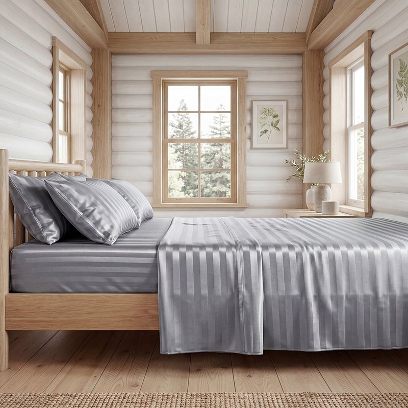 Set di Lenzuola in Raso a Righ - Silk Pillowcase Set recensione e prezzo